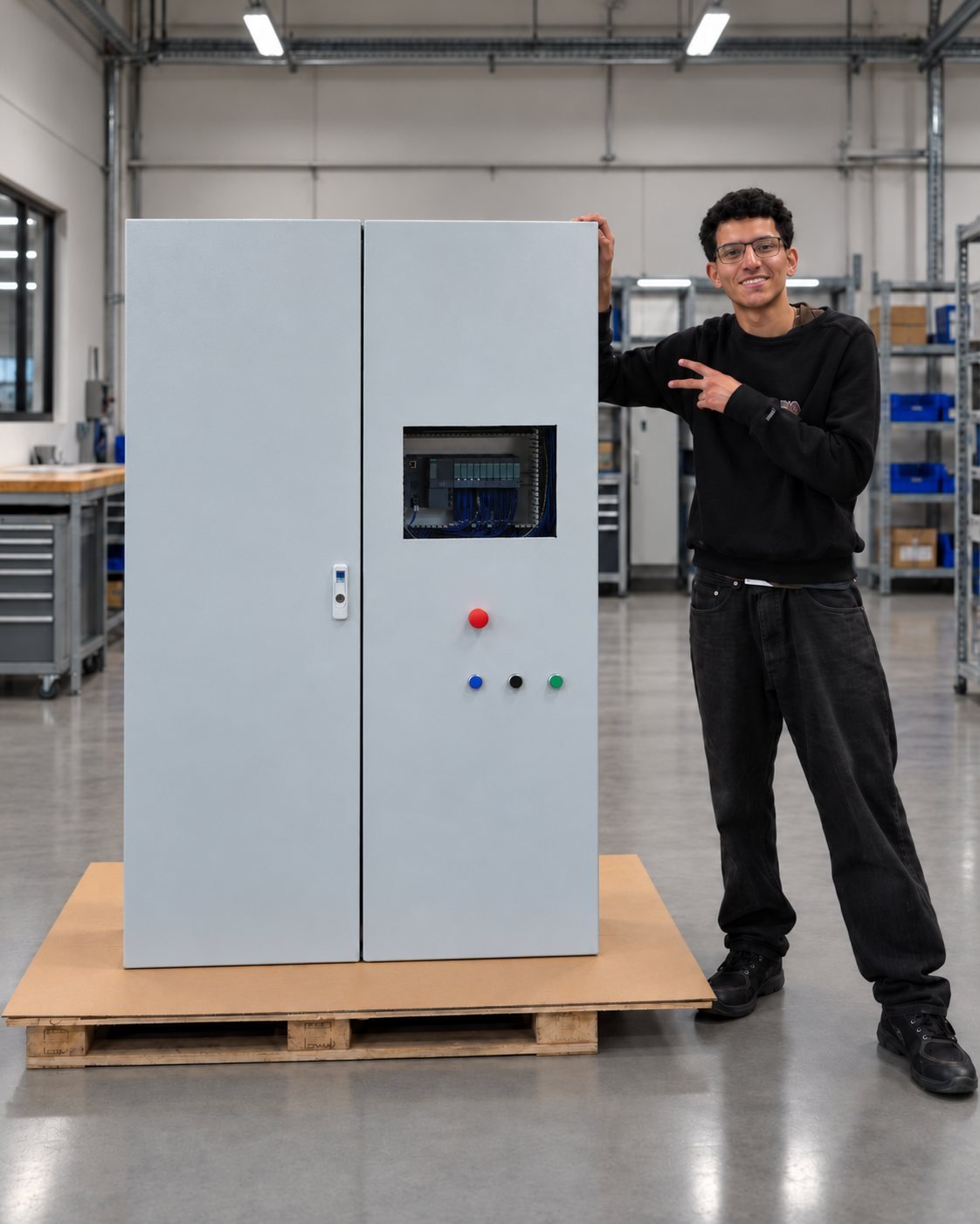 Cuadro eléctrico terminado listo para entrega